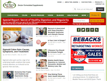 Tablet Screenshot of belmarrahealth.com